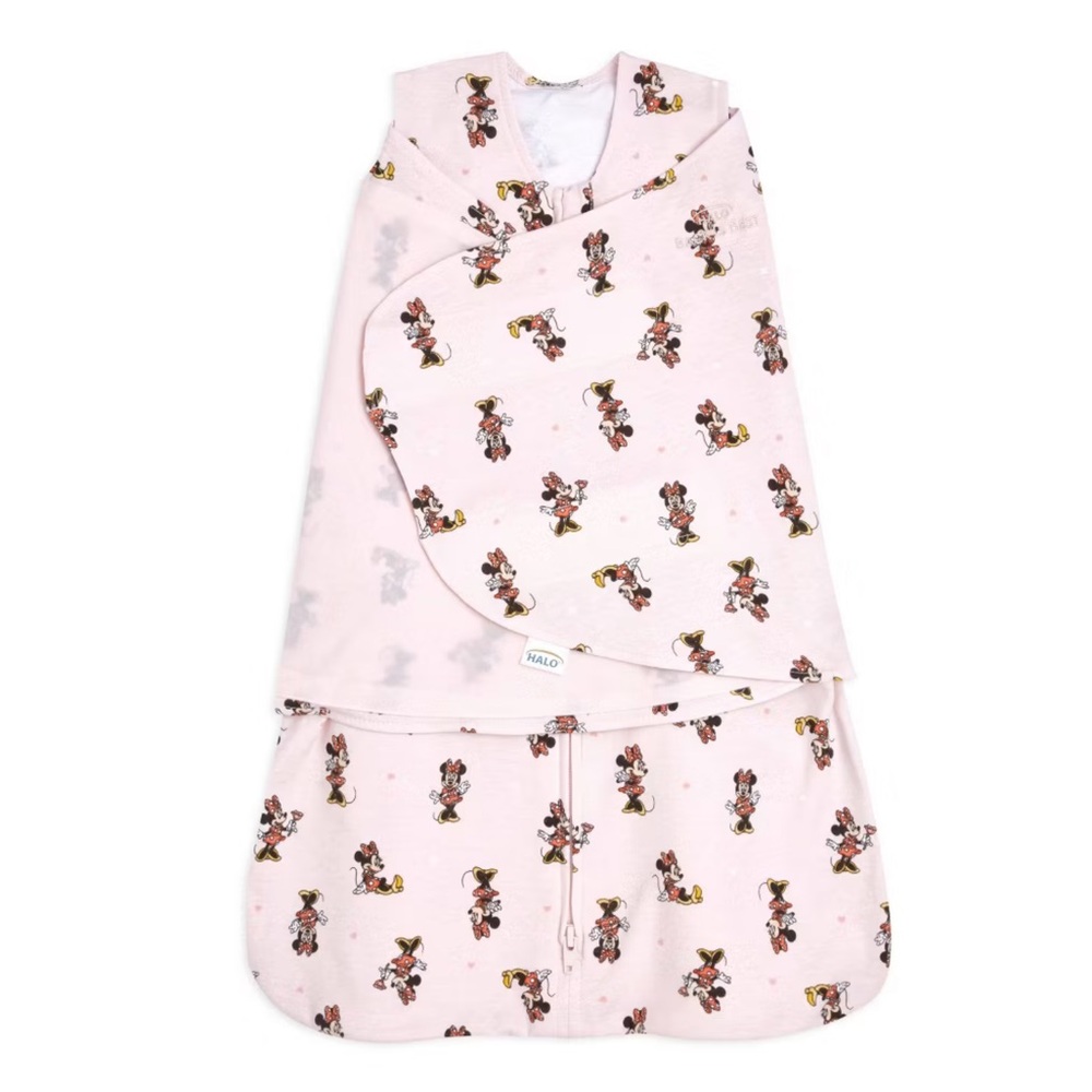 Halo Innovations Pink Sleep Sack with Minnie Mouse
